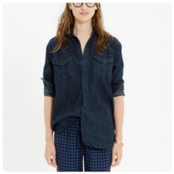 Madewell Tops - 🛍 3/$20 Madewell denim shirt